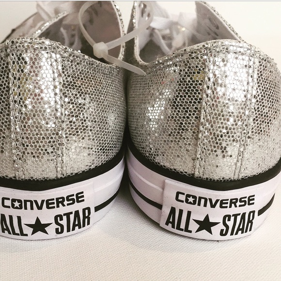 HOST PICK NEW CONVERSE Silver Sneakers - Picture 6 of 8